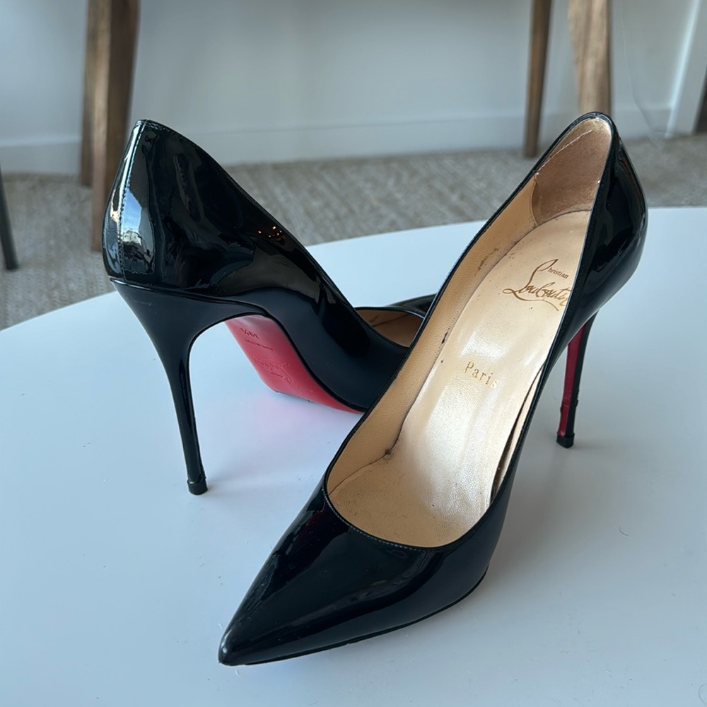 Christian Louboutin - Kate - patent leather 100mm pump